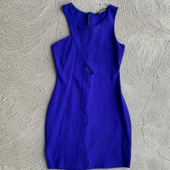 Impress - Blue Mini Dress - XS - Picture 1 of 6